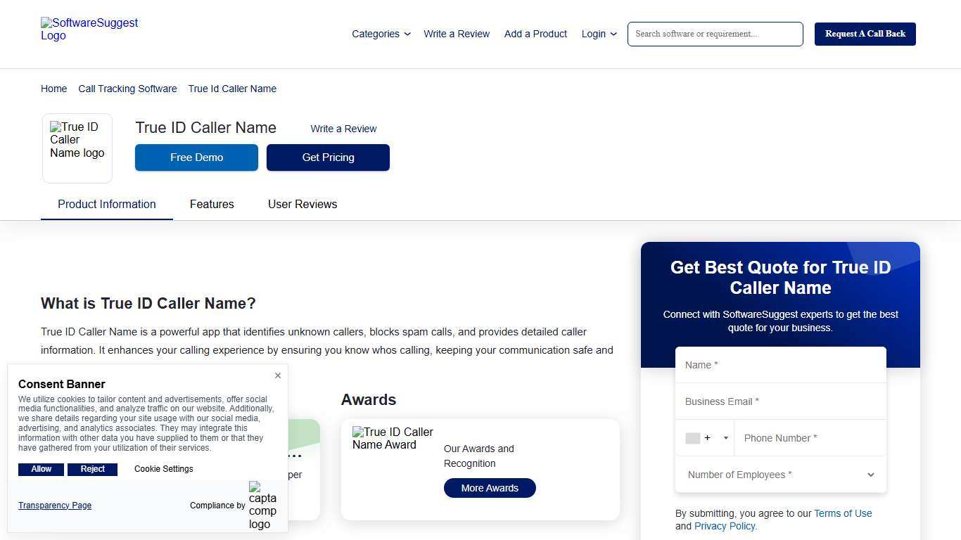 True ID Caller Name - Pricing, Features, and Details in 2026